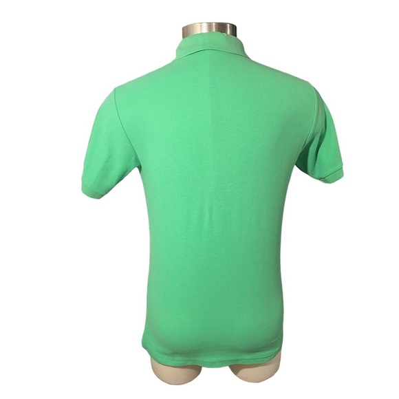 Polo Ralph Lauren Green Big White Pony Short Sleeve Polo Sz L Embroidered #3 - Picture 6 of 11